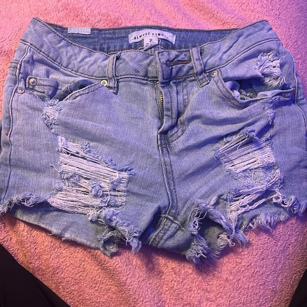 Almost famous Jean shorts size 2